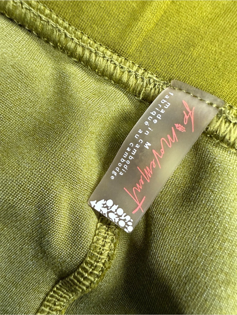 Free People Movement Dusted Military Green Leggings, Size Medium - Picture 8 of 10